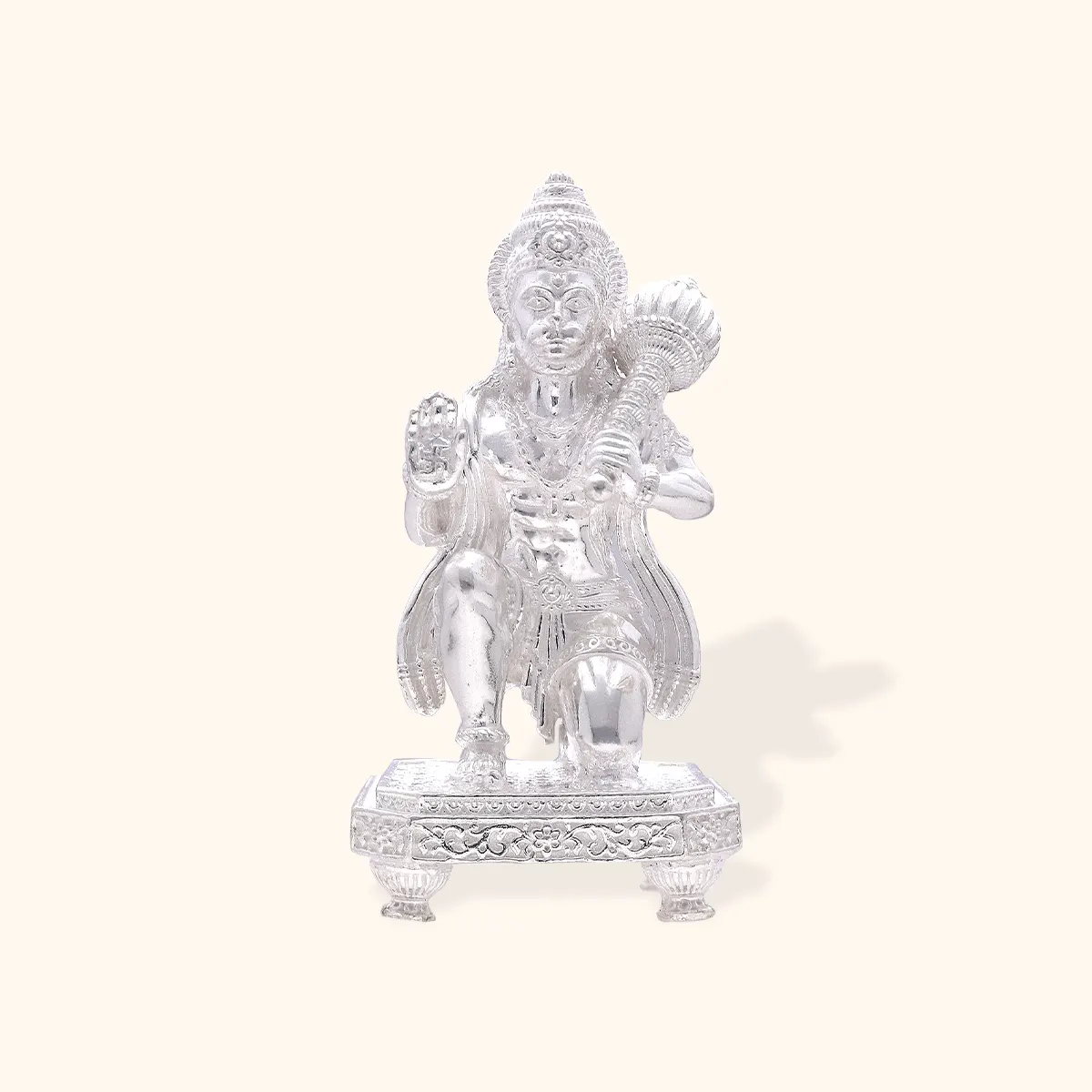 925 Silver Lord Hanuman ji Idol - Image 2