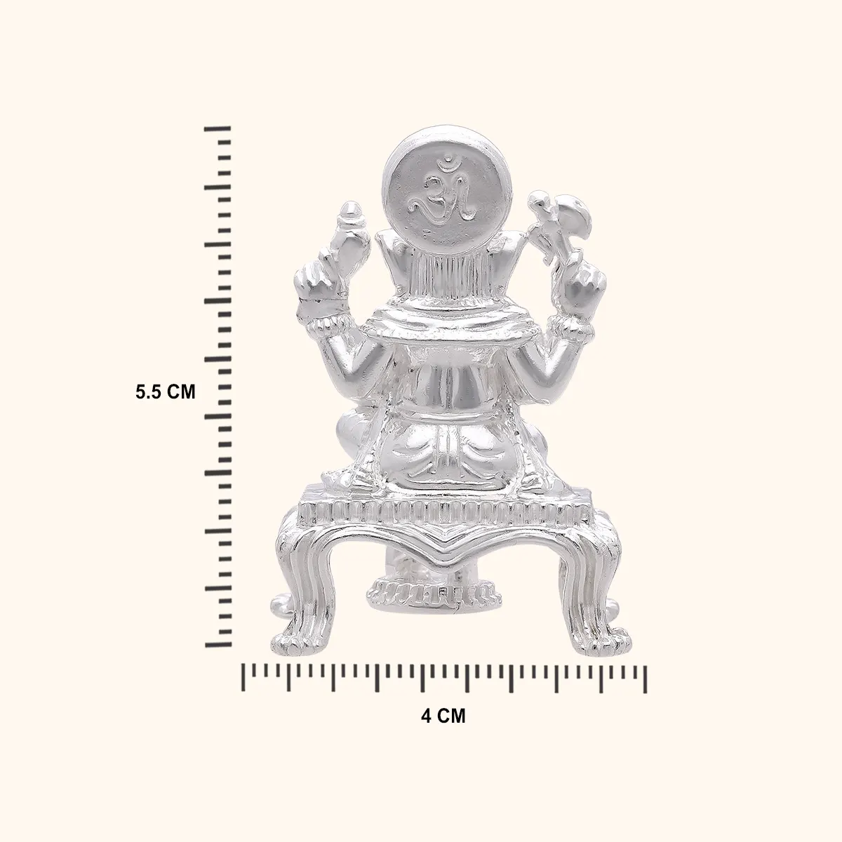 925 Silver Solid Lord Ganesh Paat - Image 3