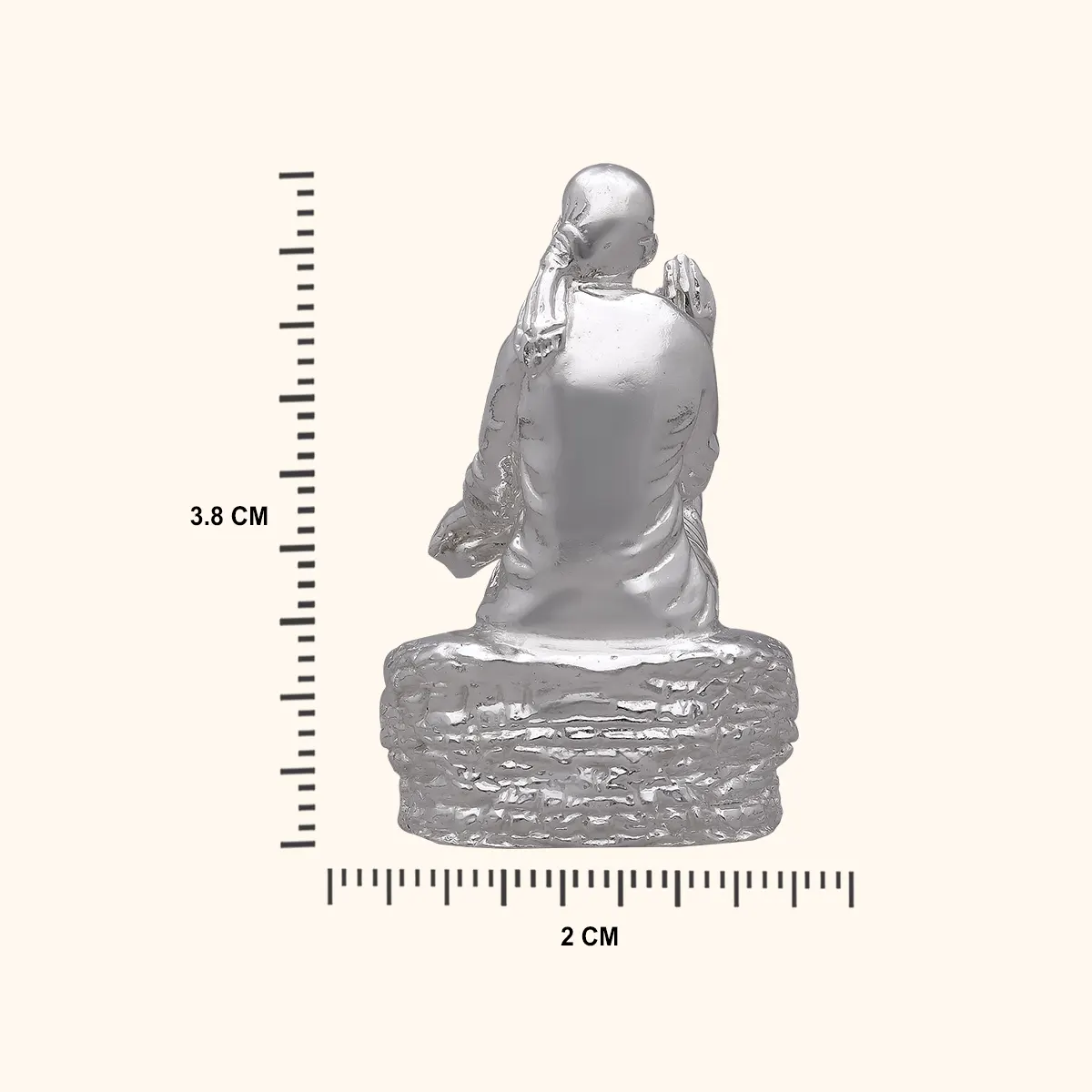 925 Silver Solid Shirdi Sai Baba - Image 3